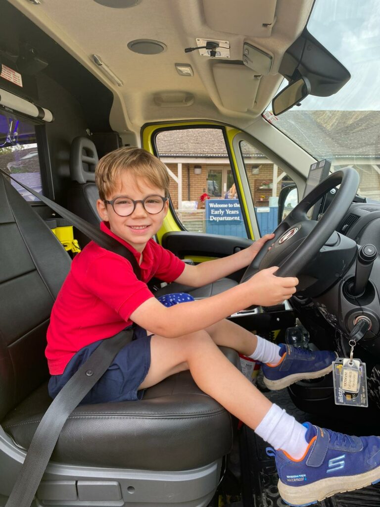 When the ambulance visits Copthill!, Copthill School