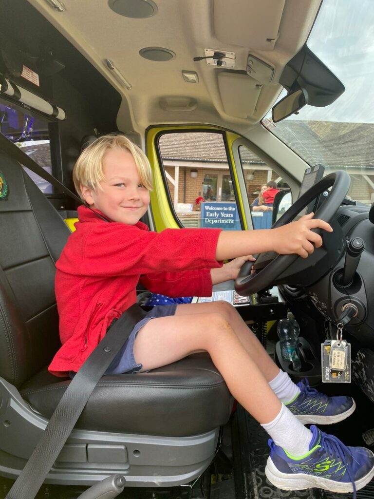 When the ambulance visits Copthill!, Copthill School