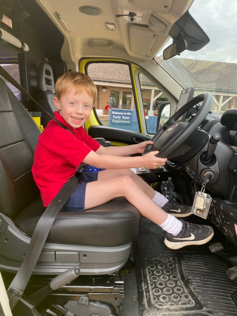 When the ambulance visits Copthill!, Copthill School