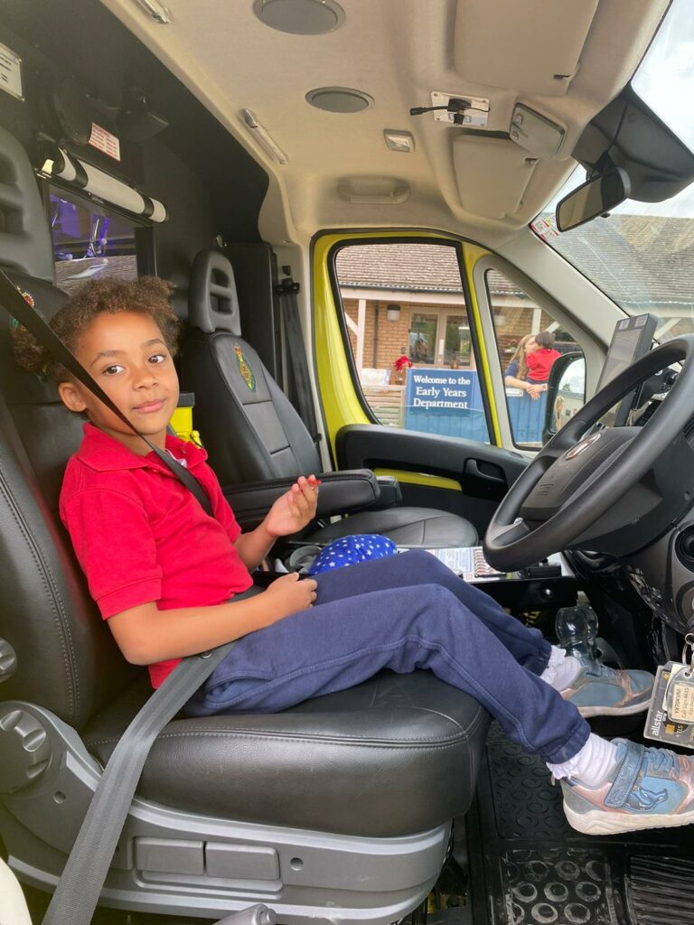 When the ambulance visits Copthill!, Copthill School