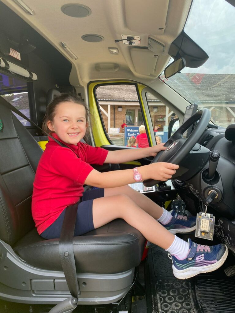 When the ambulance visits Copthill!, Copthill School