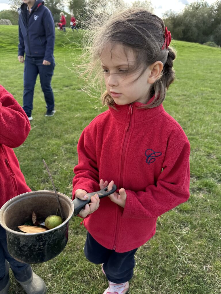 Natural art inspired by Richard Shilling, Copthill School