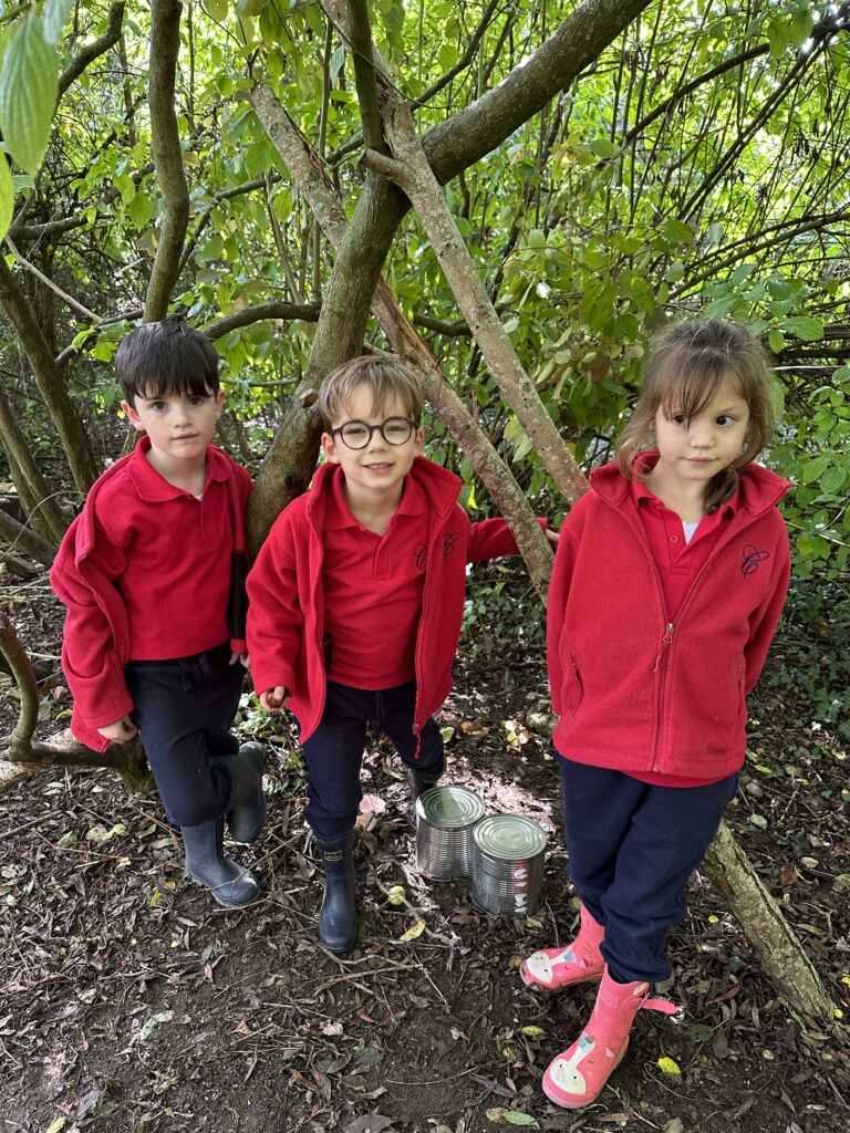 Natural art inspired by Richard Shilling, Copthill School