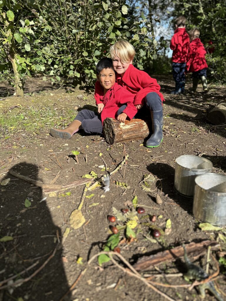 Natural art inspired by Richard Shilling, Copthill School