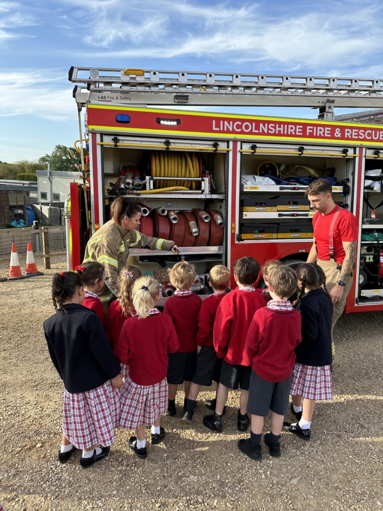 Fire engine visit!, Copthill School