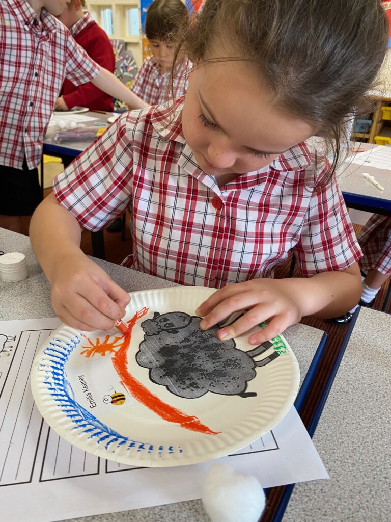 Cress growing sheep!, Copthill School