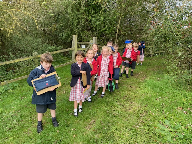 Relaxing sketching by the river bank&#8230;, Copthill School