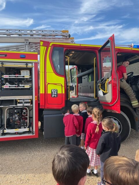 Fire engine visit!, Copthill School