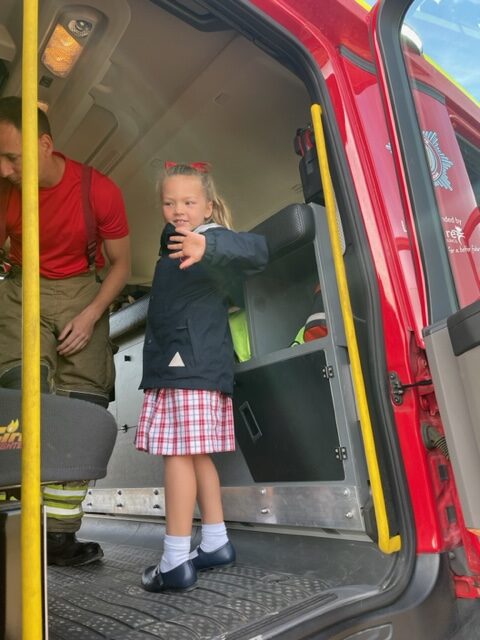 Fire engine visit!, Copthill School