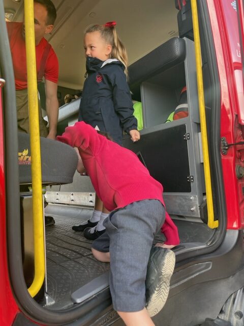 Fire engine visit!, Copthill School