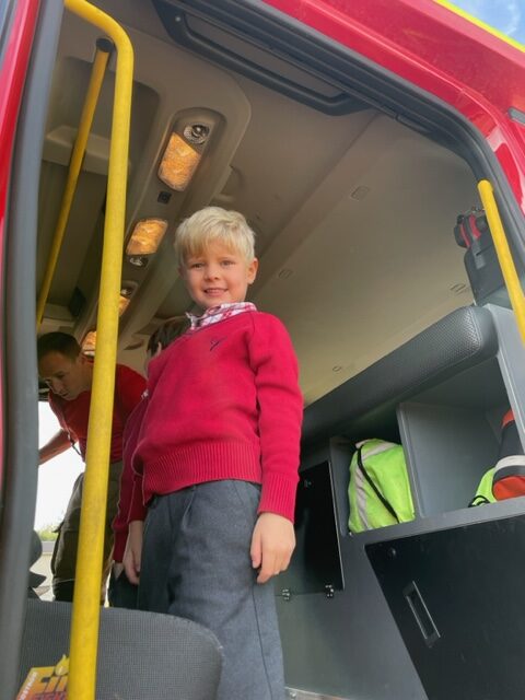 Fire engine visit!, Copthill School