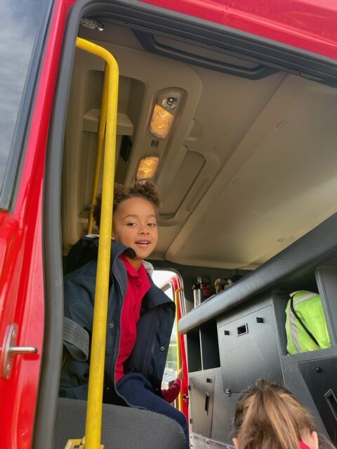 Fire engine visit!, Copthill School