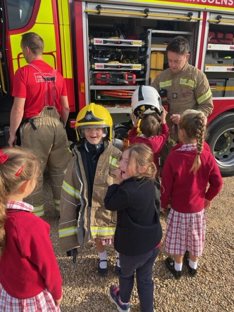 Fire engine visit!, Copthill School