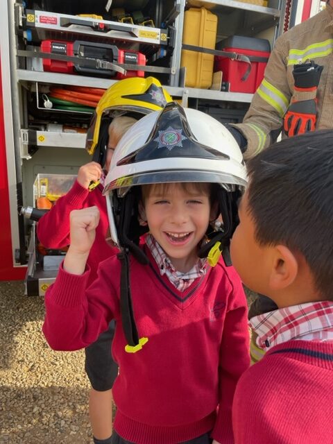 Fire engine visit!, Copthill School