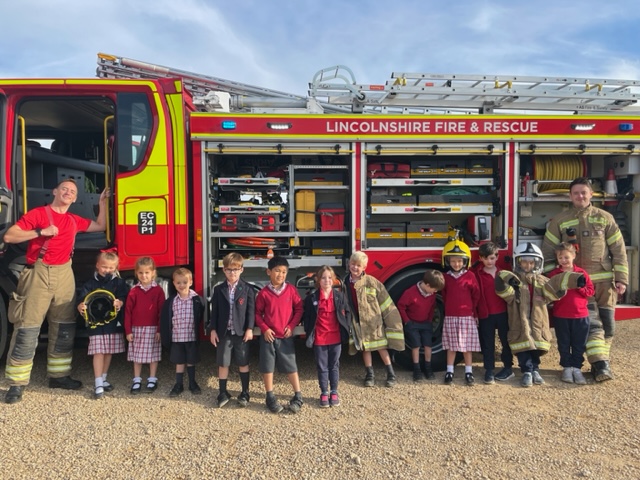 Fire engine visit!, Copthill School