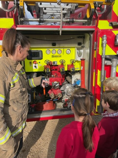 Fire engine visit!, Copthill School