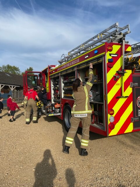 Fire engine visit!, Copthill School