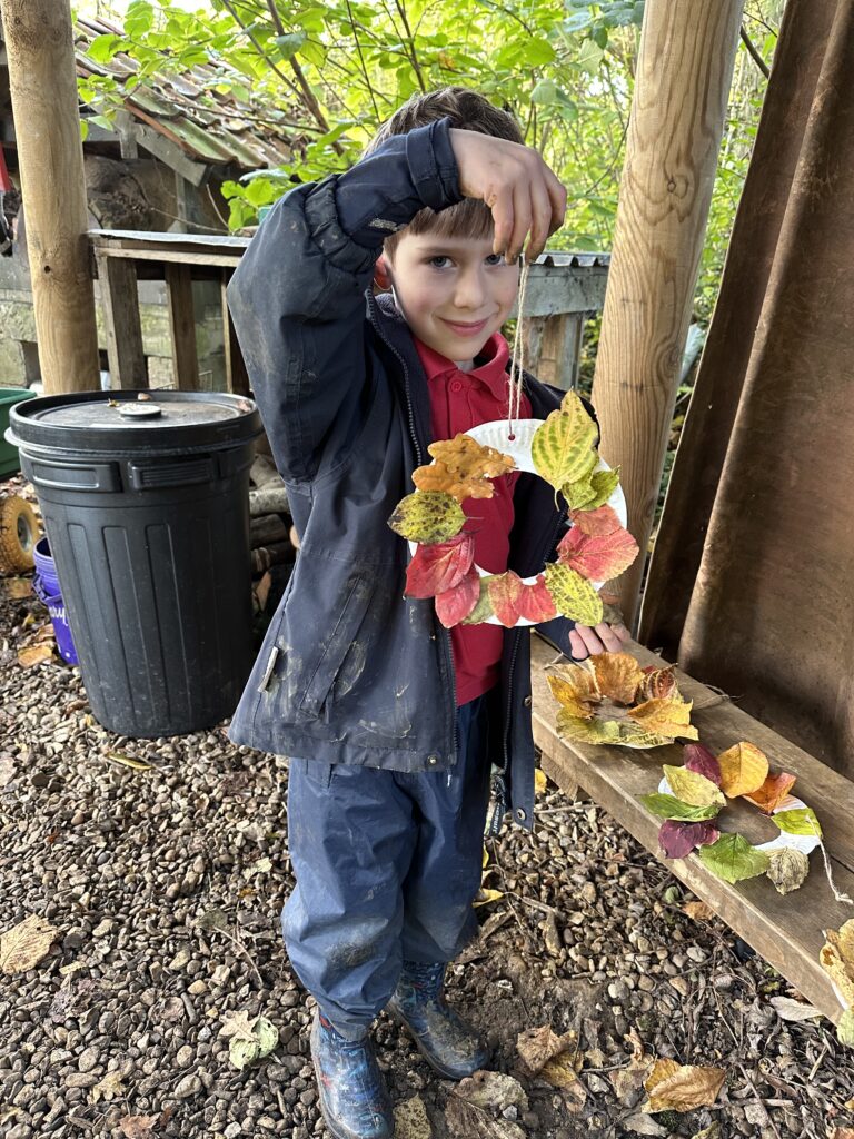 Autumn Wreaths, Copthill School