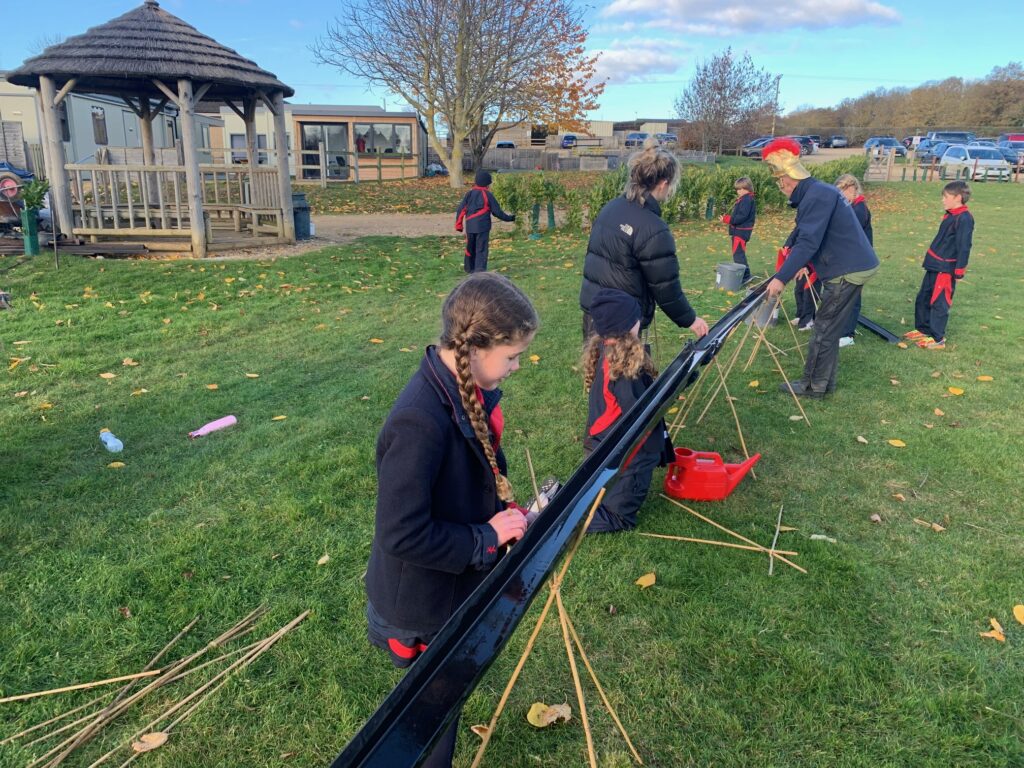 Year 5 Roman experience, Copthill School