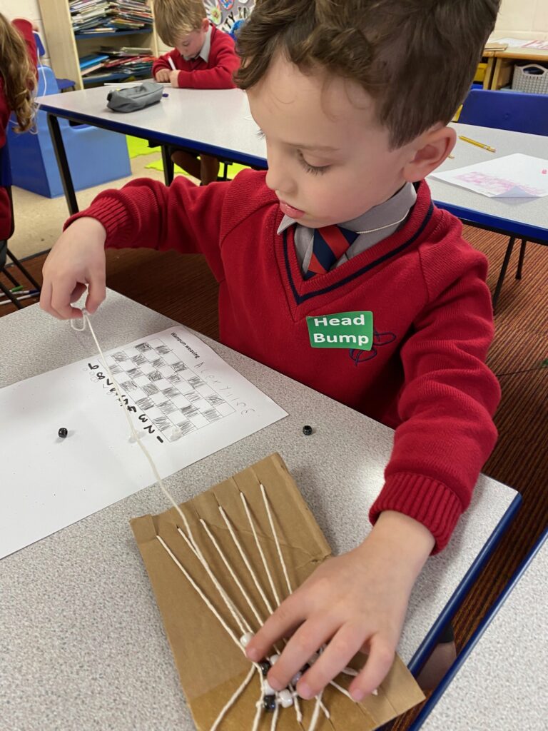 Native American Wampum Weaving!, Copthill School