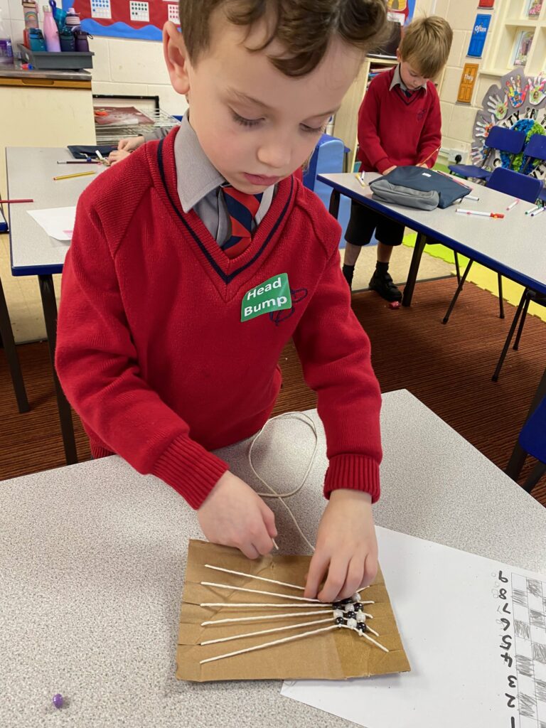 Native American Wampum Weaving!, Copthill School