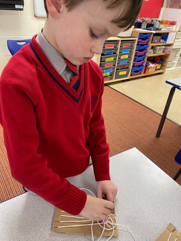 Native American Wampum Weaving!, Copthill School