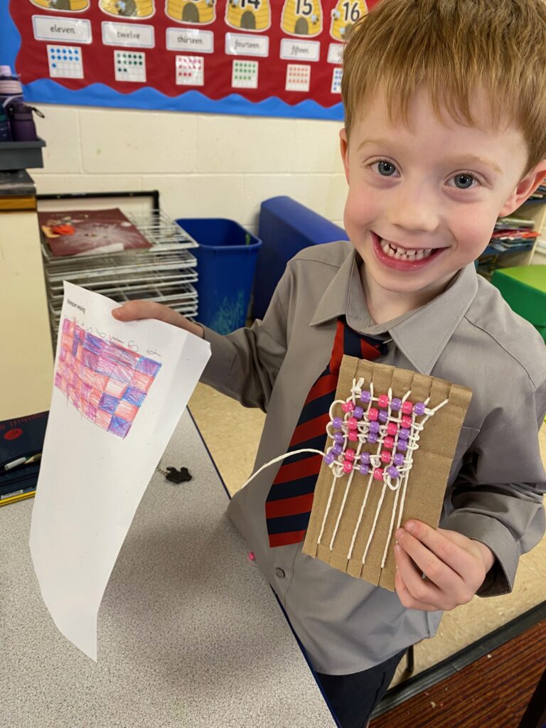 Native American Wampum Weaving!, Copthill School