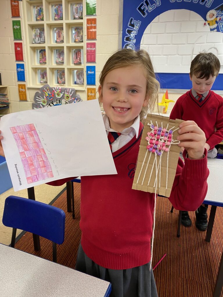 Native American Wampum Weaving!, Copthill School