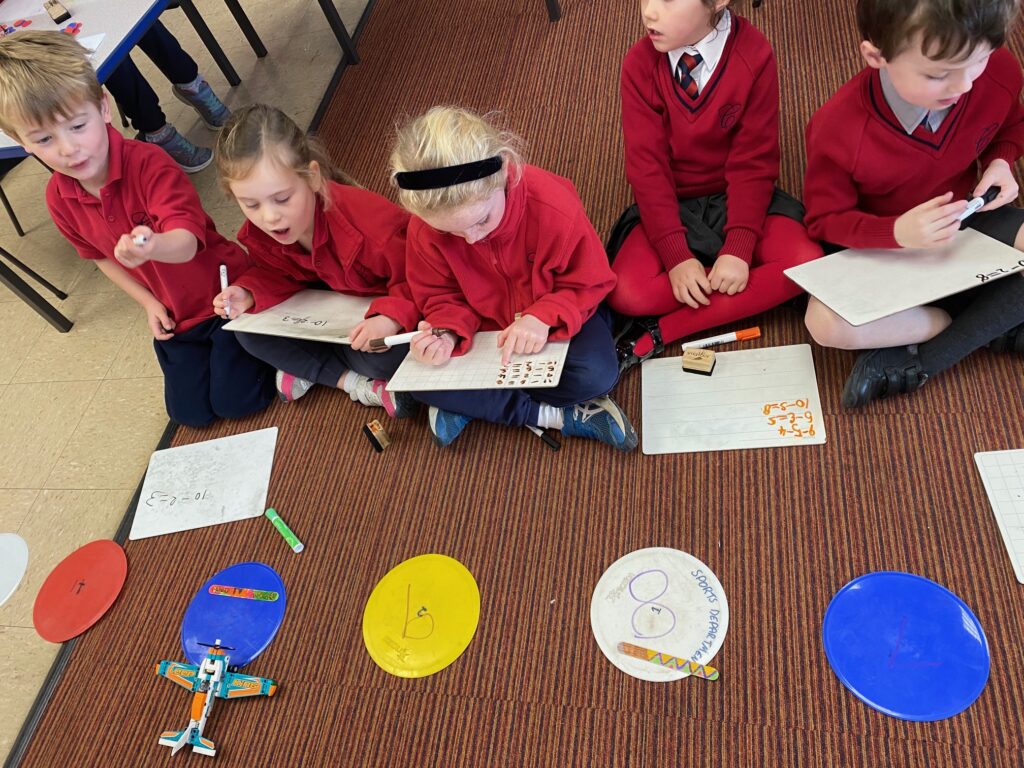 Number line maths action&#8230;, Copthill School