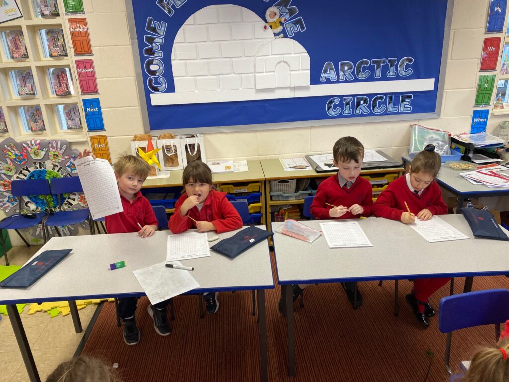 Number line maths action&#8230;, Copthill School