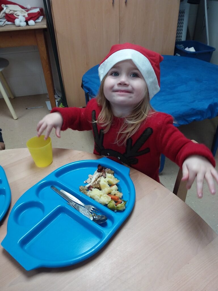 Christmas Lunch, Copthill School