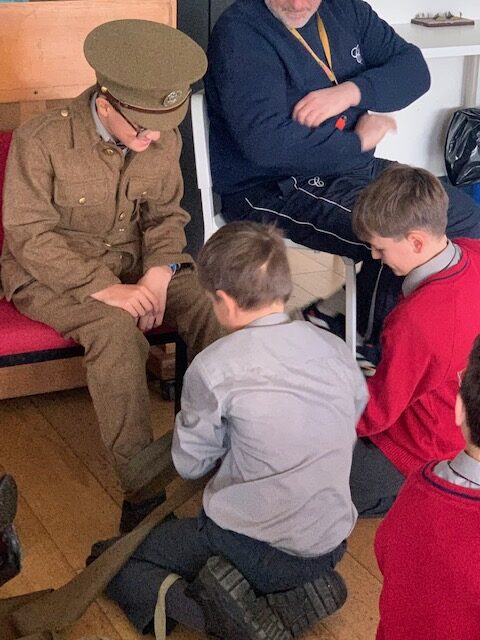 Y6 WW1 workshop, Copthill School