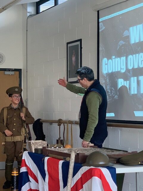 Y6 WW1 workshop, Copthill School