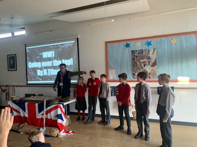 Y6 WW1 workshop, Copthill School