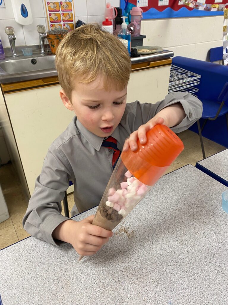 Reindeer hot chocolate cones for Christmas&#8230;, Copthill School