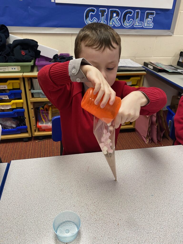 Reindeer hot chocolate cones for Christmas&#8230;, Copthill School