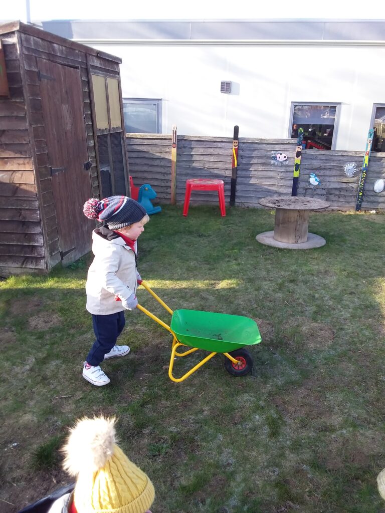 Exploring the Early Years Garden, Copthill School