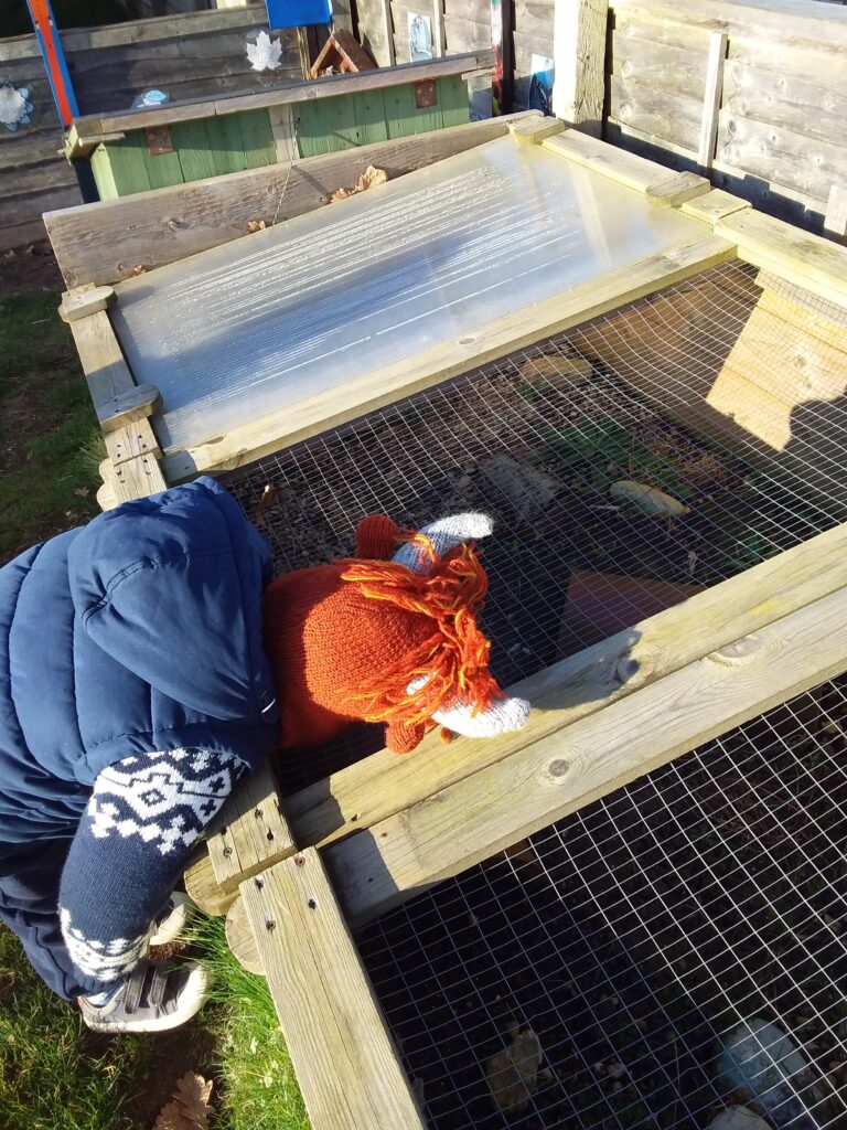 Exploring the Early Years Garden, Copthill School