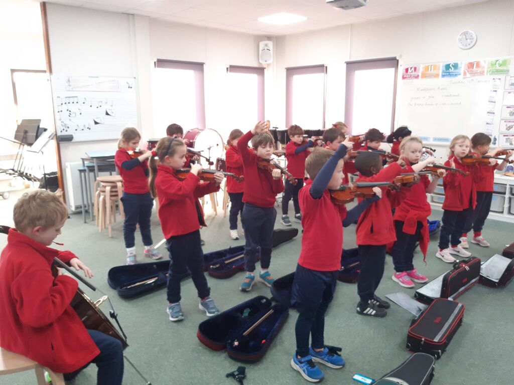 Stringtastic start!, Copthill School