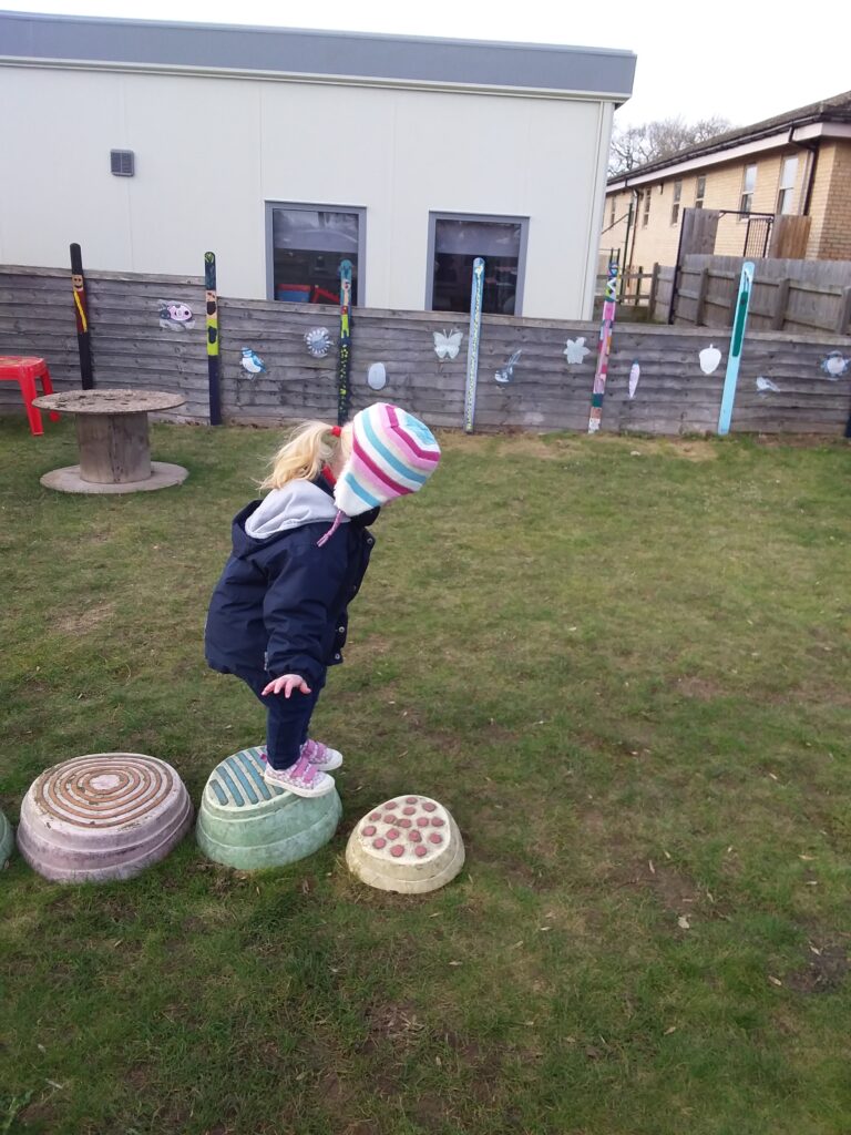 Exploring the Early Years Garden, Copthill School