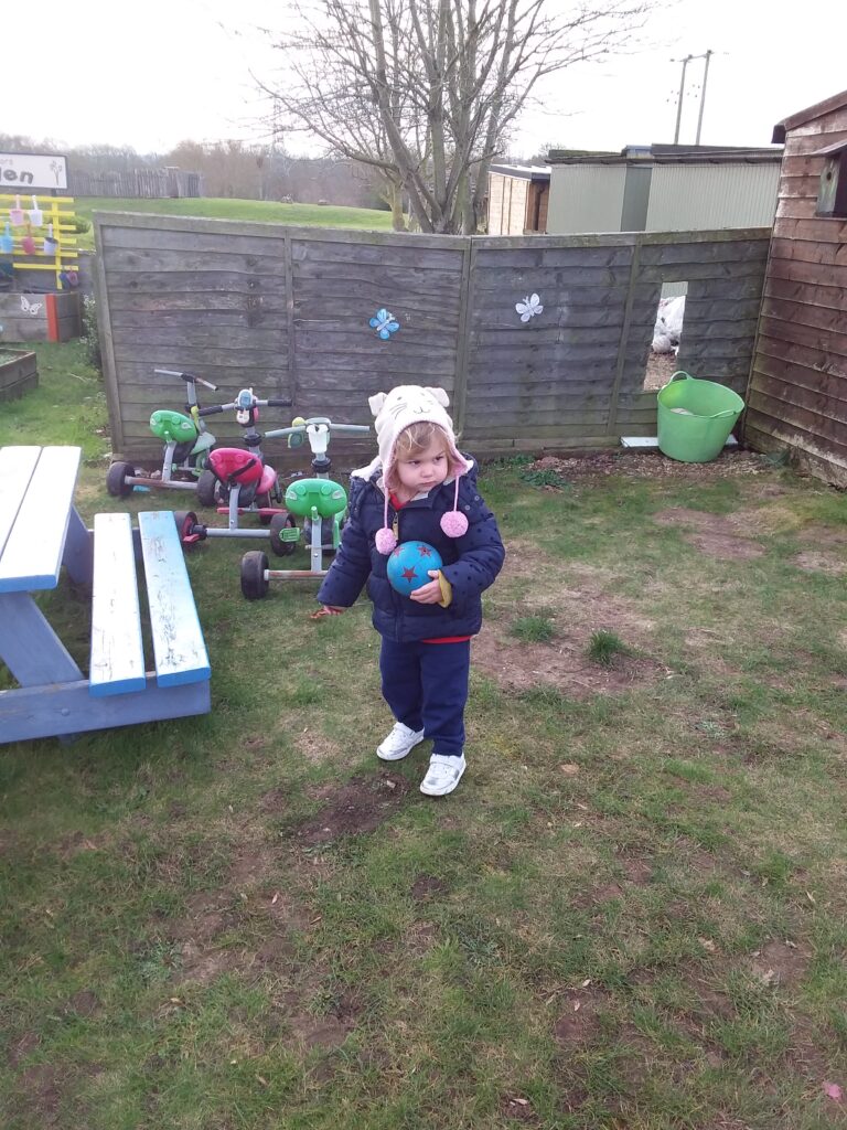 Exploring the Early Years Garden, Copthill School