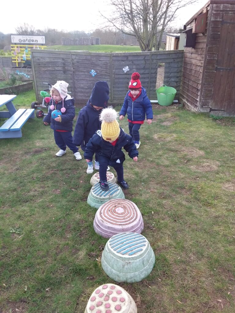 Exploring the Early Years Garden, Copthill School