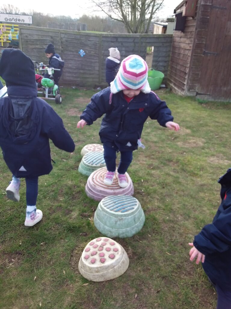 Exploring the Early Years Garden, Copthill School