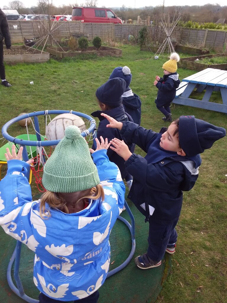 Exploring the Early Years Garden, Copthill School