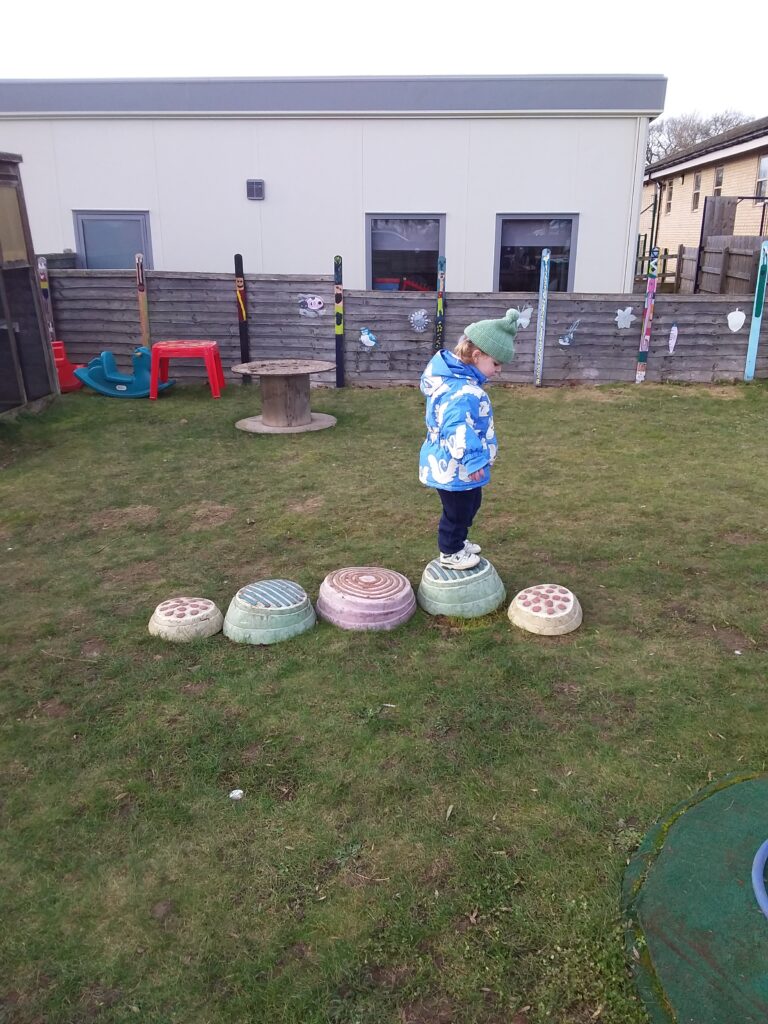 Exploring the Early Years Garden, Copthill School