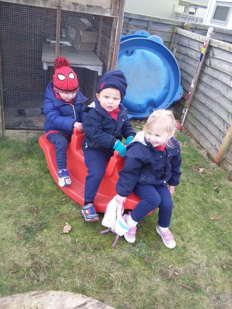 Exploring the Early Years Garden, Copthill School