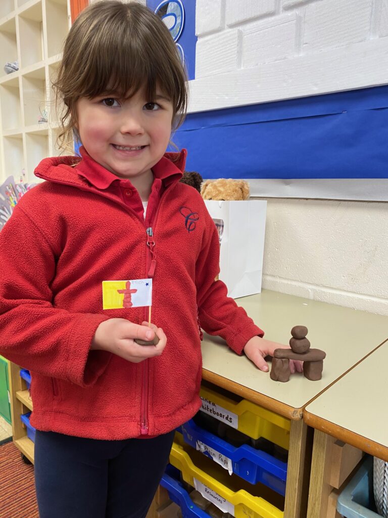 Inukshuk creations&#8230;, Copthill School