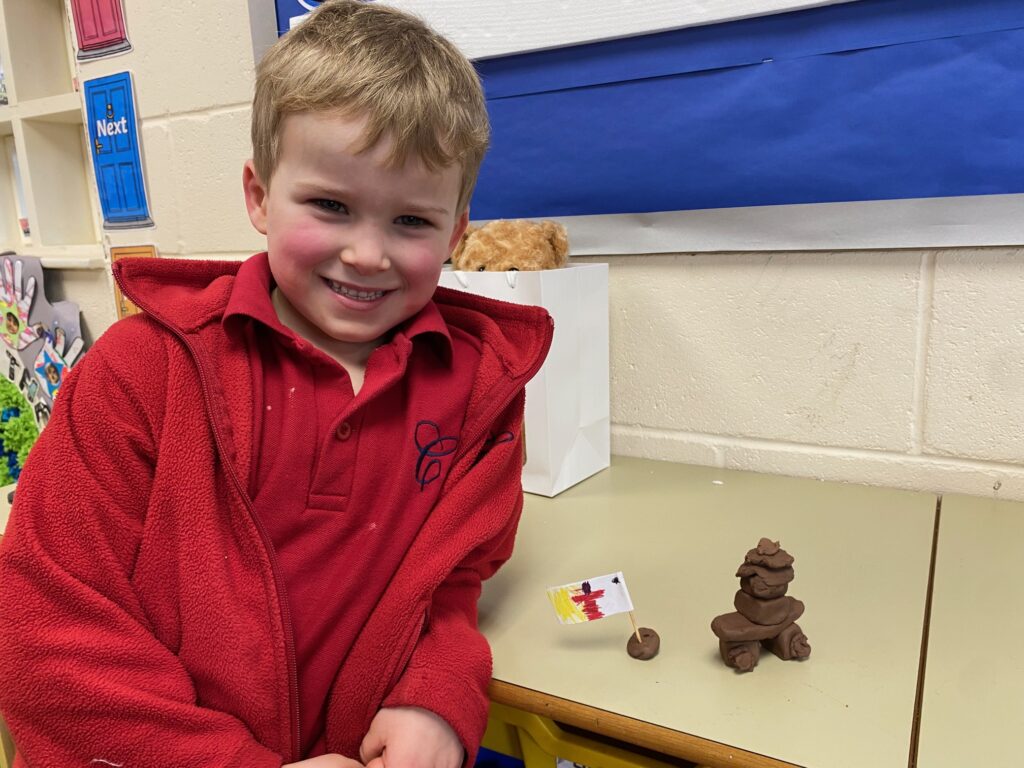 Inukshuk creations&#8230;, Copthill School