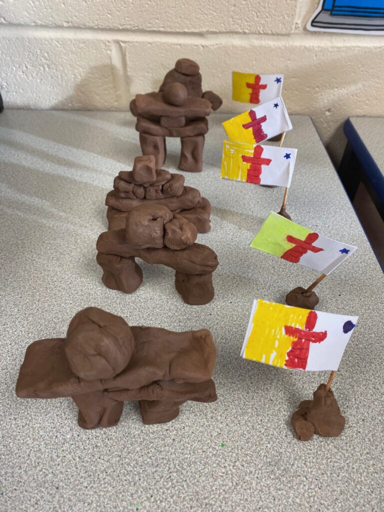 Inukshuk creations&#8230;, Copthill School