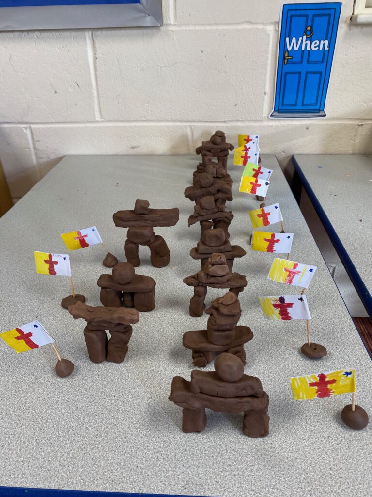 Inukshuk creations&#8230;, Copthill School